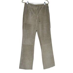 VTG SUEDE Leather 8 BOHO 90s Western Cowgirl Yellowstone Rocker Festival Pants